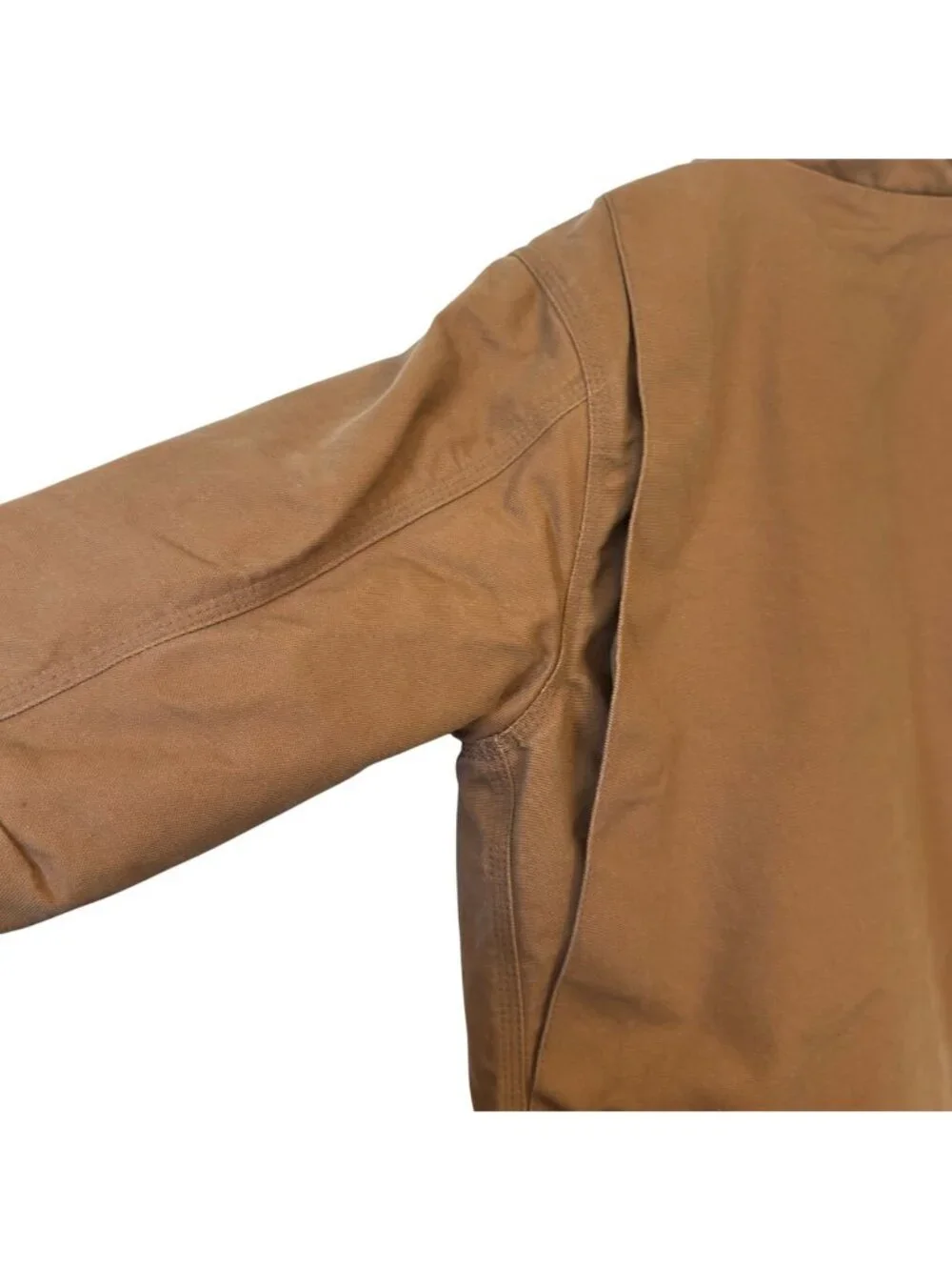 Carhartt Mens Large Iconic J01 Duck Detroit Jacket Blanket Lined Brown - Picture 9 of 13